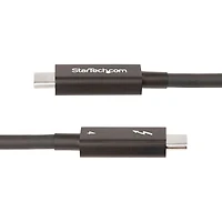 StarTech 2m (6.6 ft.) USB-C/USB-C ThunderBolt 4.0 Cable (A40G2MB-TB4-CABLE) - Black