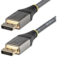 Câble certifié VESA DisplayPort 1.4 de 2 m (6,6 pi) de StarTech (DP14VMM2M) - Gris/Noir