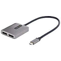 Adaptateur USB-C à deux DisplayPort 1.4 de StarTech (MST14CD122DP) - Gris cosmique