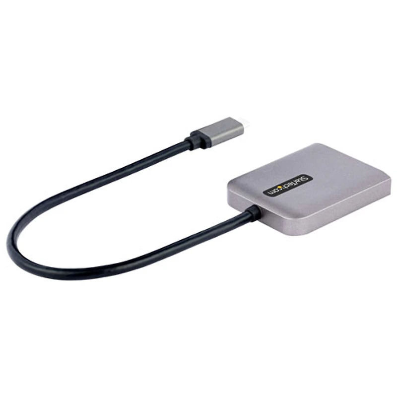 Adaptateur USB-C à deux DisplayPort 1.4 de StarTech (MST14CD122DP) - Gris cosmique