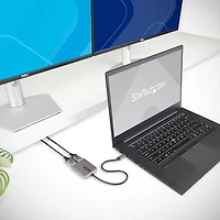 Adaptateur USB-C à deux DisplayPort 1.4 de StarTech (MST14CD122DP) - Gris cosmique