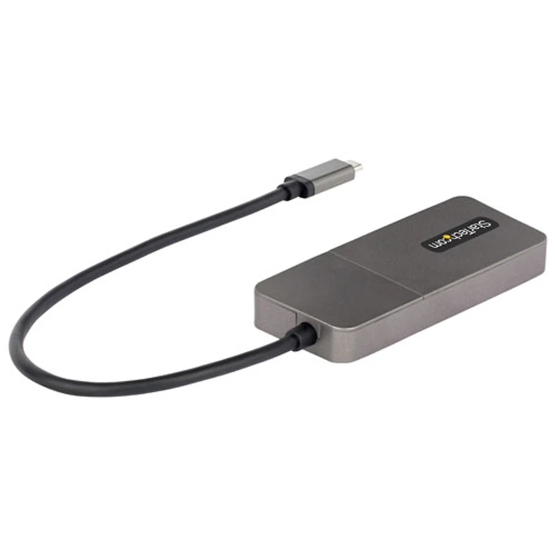 Adaptateur à 3 ports USB-C pour moniteurs multiples de StarTech (MST14CD123HD) - Gris cosmique