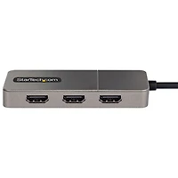 Adaptateur à 3 ports USB-C pour moniteurs multiples de StarTech (MST14CD123HD) - Gris cosmique