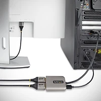 Répartiteur DisplayPort à DisplayPort 1.4 à deux moniteurs StarTech (MST14DP122DP) - Gris cosmique