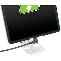 StarTech 2m (6.6 ft.) Rugged USB-C to Right Angle USB-C Cable (RUSB315CC2MBR) - Black