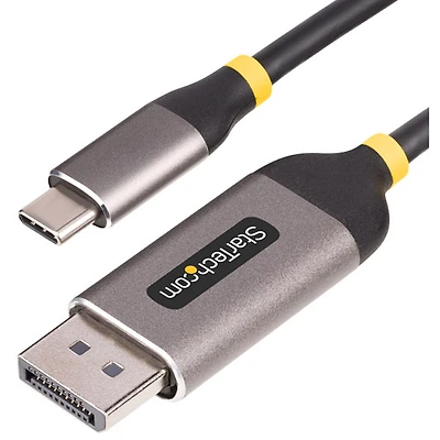 StarTech 3m (10 ft.) USB-C to DisplayPort Adapter Cable (142-USBC-DP-8K-10F) - Black/Grey