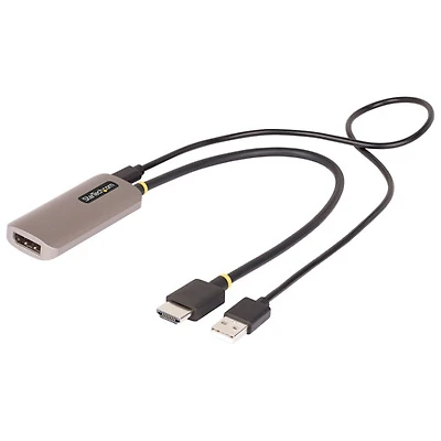 StarTech 30cm (1 ft.) HDMI to DisplayPort Adapter Cable (148B-HDMI-DP-8K) - Space Grey