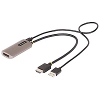 StarTech 30cm (1 ft.) HDMI to DisplayPort Adapter Cable (148B-HDMI-DP-8K) - Space Grey