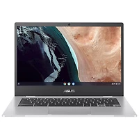 Chromebook de 14 po CX 1400 d'ASUS - Argenté transparent (Celeron N4500 d'Intel/RAM 8 Go/SSD 128 Go/ChromeOS)