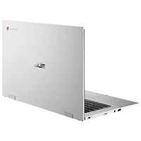 Chromebook de 14 po CX 1400 d'ASUS - Argenté transparent (Celeron N4500 d'Intel/RAM 8 Go/SSD 128 Go/ChromeOS)
