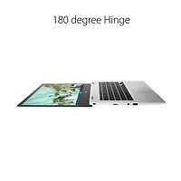 Chromebook de 14 po CX 1400 d'ASUS - Argenté transparent (Celeron N4500 d'Intel/RAM 8 Go/SSD 128 Go/ChromeOS)