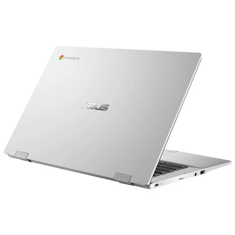 Chromebook de 14 po CX 1400 d'ASUS - Argenté transparent (Celeron N4500 d'Intel/RAM 8 Go/SSD 128 Go/ChromeOS)