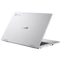 Chromebook de 14 po CX 1400 d'ASUS - Argenté transparent (Celeron N4500 d'Intel/RAM 8 Go/SSD 128 Go/ChromeOS)
