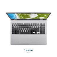 Chromebook de 15,6 po CX 1500 d'ASUS - Argenté transparent (Celeron N4500 d'Intel/RAM 8 Go/SSD 128 Go/ChromeOS)