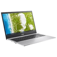 Chromebook de 15,6 po CX 1500 d'ASUS - Argenté transparent (Celeron N4500 d'Intel/RAM 8 Go/SSD 128 Go/ChromeOS)