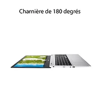 Chromebook de 15,6 po CX 1500 d'ASUS - Argenté transparent (Celeron N4500 d'Intel/RAM 8 Go/SSD 128 Go/ChromeOS)