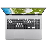 Chromebook de 15,6 po CX 1500 d'ASUS - Argenté transparent (Celeron N4500 d'Intel/RAM 8 Go/SSD 128 Go/ChromeOS)