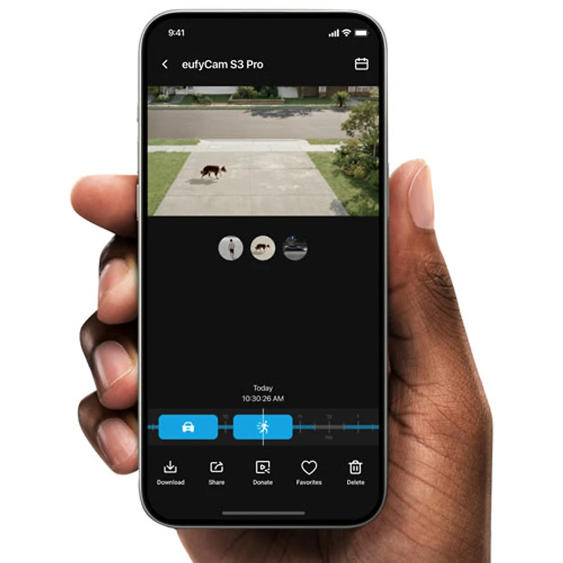 Caméra de sécurité d'extérieur sans fil Ultra HD 4K eufyCam S3 Pro avec panneau solaire d'eufy - Ensemble de 2