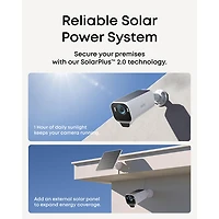 eufy eufyCam S3 Pro Wire-Free 4K Ultra HD Outdoor Security Camera with Solar Panel - 2 Pack