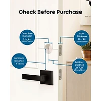 eufy Security E31 Fingerprint Keyless Entry Wi-Fi Bluetooth Smart Lock with Keypad & Key - Black