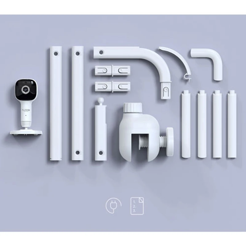 Hubble Connected SkyVision AI Smart Baby Monitor w/ Sleep Tracking, Night Vision & Pan/Tilt (HCTNSKYAI)