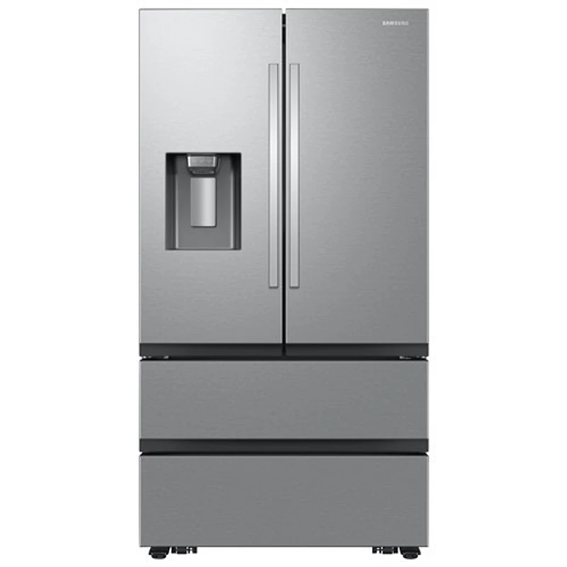 Boîte ouverte - Réfrigérateur à deux portes 29,8 pi³ 36 po de Samsung (RF31CG7400SRAA) - Acier inoxydable - Endommagé