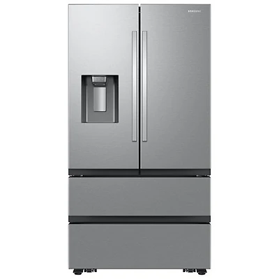 Boîte ouverte - Réfrigérateur à deux portes 29,8 pi³ 36 po de Samsung (RF31CG7400SRAA) - Acier inoxydable - Endommagé