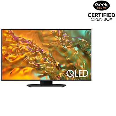 Téléviseur intelligent Tizen HDR QLED UHD 4K de 50 po de Samsung (QN50Q80DAFXZC) - 2024 - Boîte ouverte