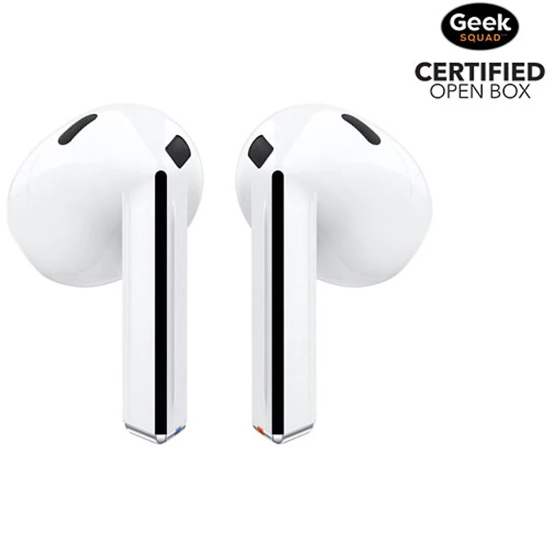 Boîte ouverte - Écouteurs boutons 100 % sans fil à isolation sonore Galaxy Buds3 de Samsung - Blanc