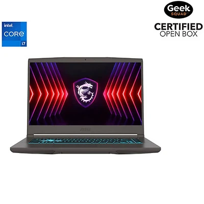 Open Box - MSI Thin 15 15.6" Gaming Laptop (Intel Core i7-13620H/512GB/16GB RAM/GeForce RTX 4050)