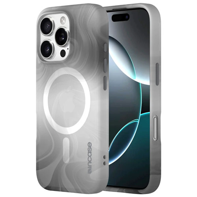 Incase Halo Fitted Hard Shell Case with MagSafe for iPhone 16 Pro - Oil Slick Smoke