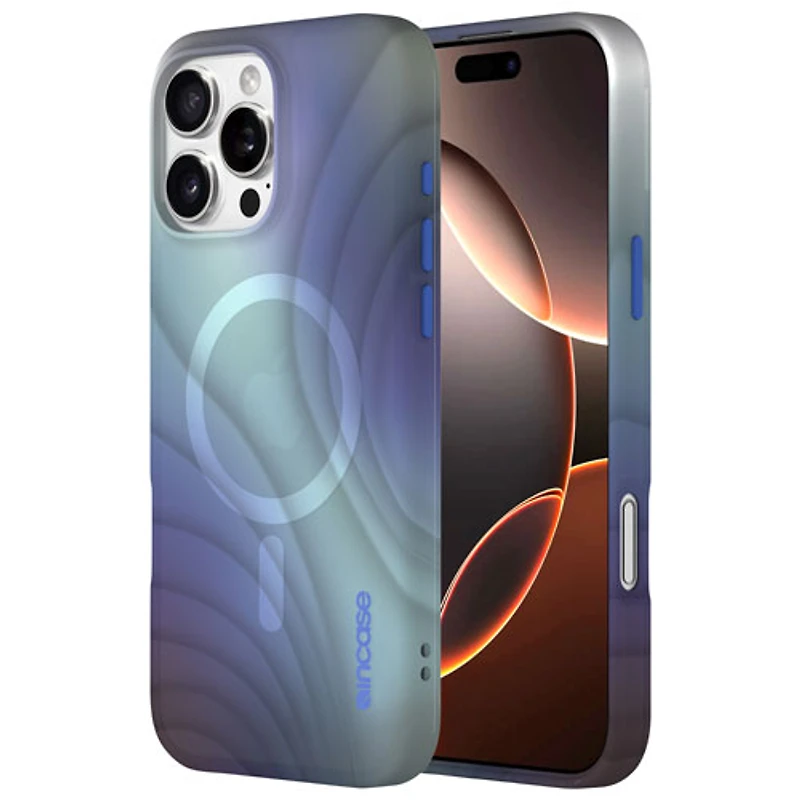 Étui rigide ajusté Halo d'Incase avec MagSafe pour iPhone 16 Pro Max - Océan