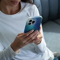 Étui rigide ajusté Halo d'Incase avec MagSafe pour iPhone 16 Pro Max - Océan