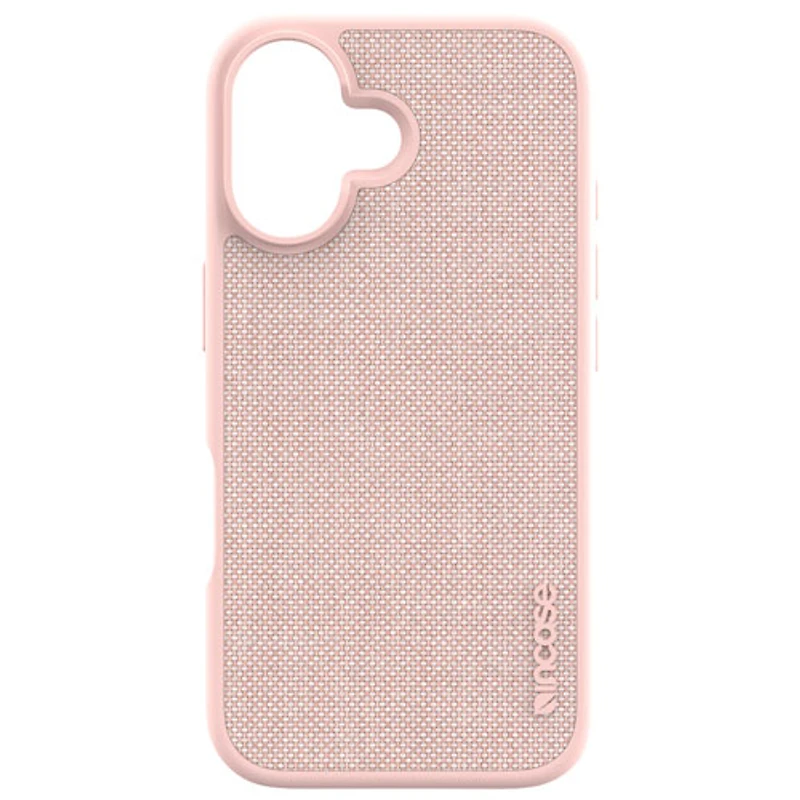 Étui rigide ajusté avec MagSafe Icon d'Incase pour iPhone 16 - Rose fard
