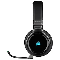 Casque de jeu sans fil avec microphone RVB Virtuoso de Corsair - Carbone