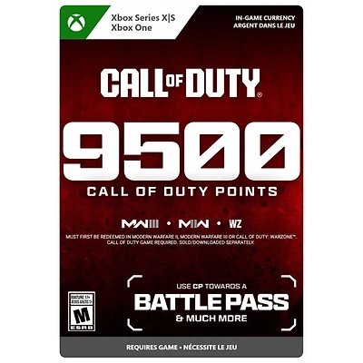 Call of Duty - 9500 points Call of Duty (Xbox Series X|S/Xbox One) - Téléchargement numérique