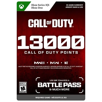 Call of Duty - 13 000 points Call of Duty (XBOX Series X|S/XBOX One) - Téléchargement numérique