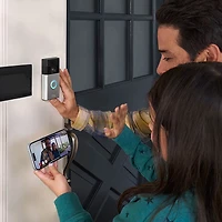Sonnette de porte à batterie de Ring avec vue HD de la tête aux pieds, vue en direct, communication bidirectionnelle et détection de mouvement - Bronze vénitien