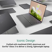 Portable 13,4 po XPS Dell - Graphite (Core Ultra 7 Intel - Série 2/RAM 16 Go/SSD 512 Go)