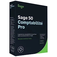 Sage 50 Comptabilité Pro 2025 - Abonnement d'un an – 1 utilisateur - Bilingue