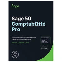 Sage 50 Comptabilité Pro 2025 - Abonnement d'un an – 1 utilisateur - Bilingue