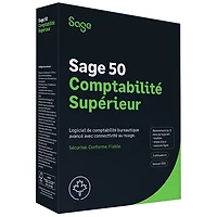 Sage 50 Comptabilité Supérieur 2025 - Abonnement d'un an - 2 utilisateurs - Bilingue