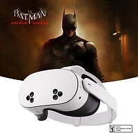 Casque de réalité virtuelle de 256 Go Meta Quest 3S avec Batman: Arkham Shadow - Version d'essai de 3 mois de Meta Horizon+