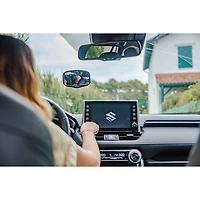 Mini miroir DEL pour siège d'auto de bébé EZI - Noir - Fait de plastique recyclé