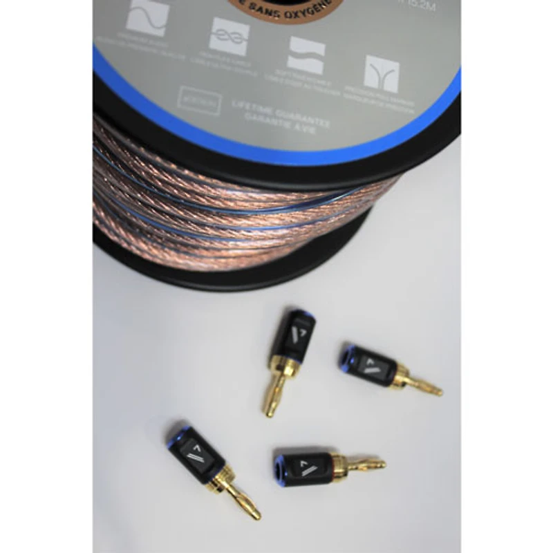 Câble de haut-parleur 12AWG de 15 m (50 pi) III d'Austere
