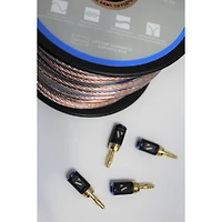 Câble de haut-parleur 12AWG de 15 m (50 pi) III d'Austere