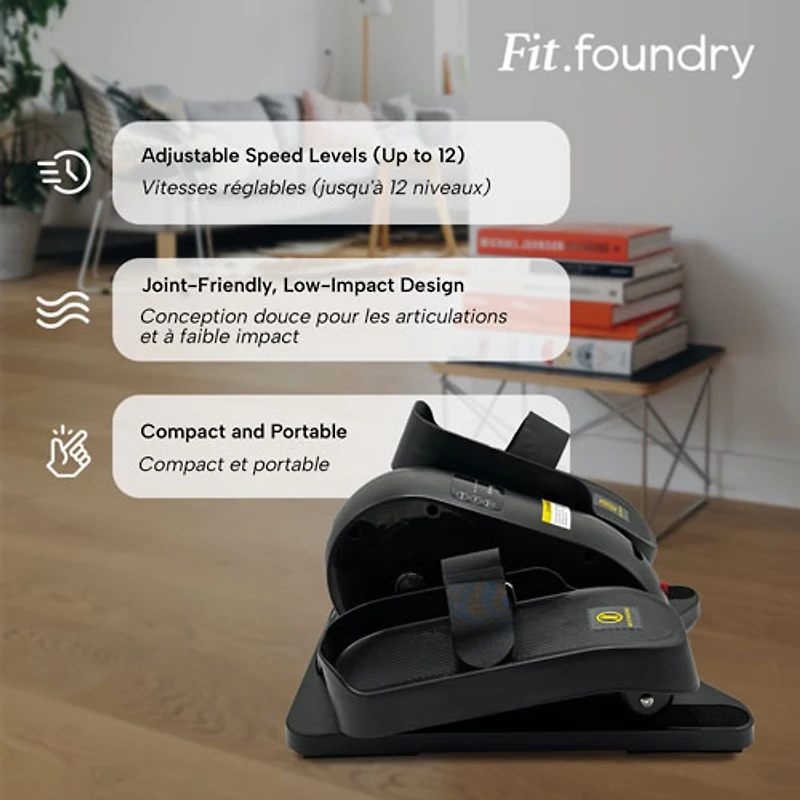Appareil elliptique compact pour dessous de bureau de Fit Foundry - Exclusivité de Best Buy