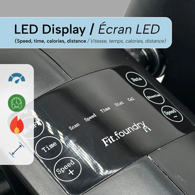 Appareil elliptique compact pour dessous de bureau de Fit Foundry - Exclusivité de Best Buy