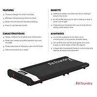 Tapis de marche roulant de Fit Foundry - Exclusivité de Best Buy