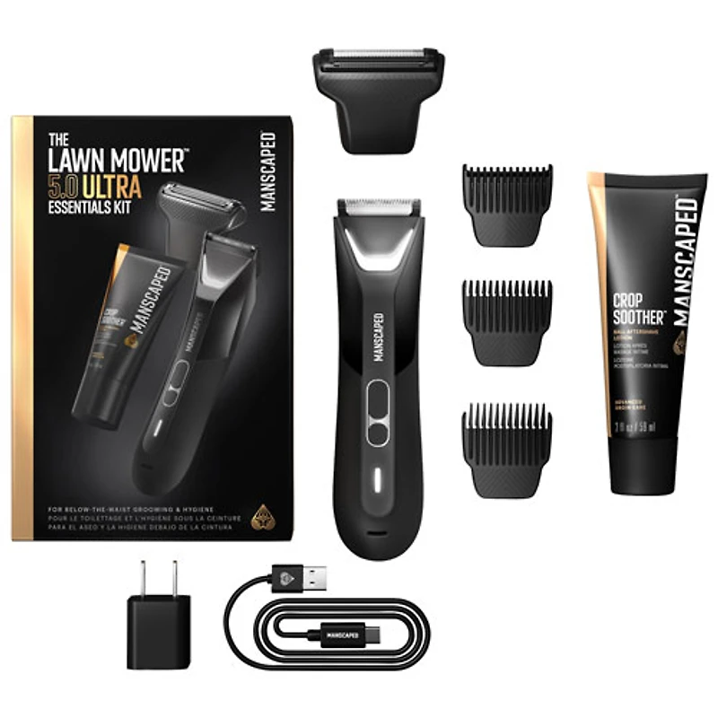 Trousse essentielle avec tondeuse sans fil Lawn Mower 5.0 Ultra de Manscaped